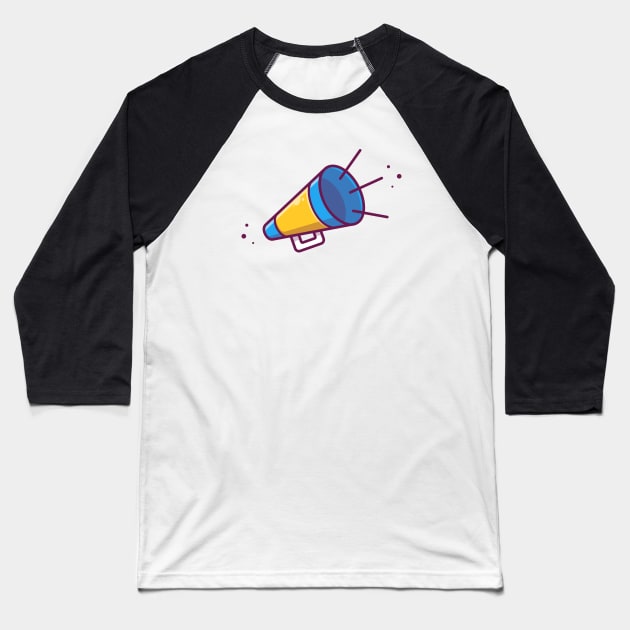 Speaker Director Cartoon Baseball T-Shirt by Catalyst Labs